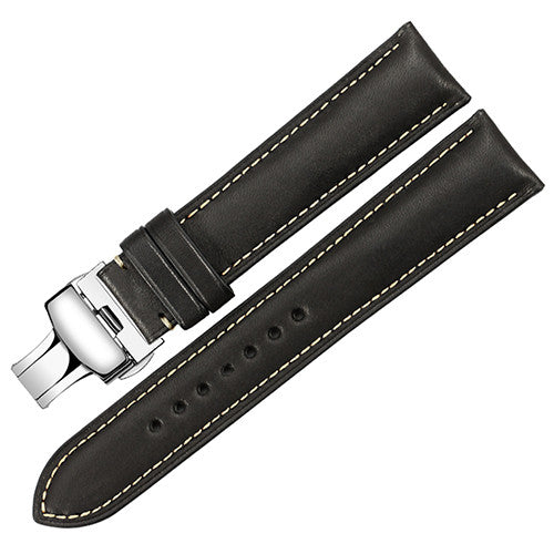 Watch Strap with Deployment buckle for Omega Tissot Seiko Casio