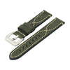 Panerai-style Leather cross stitch vintage strap-strapmeister