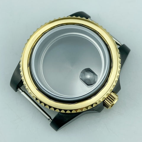 Case Two Tone PVD Fit Miyota8215 ETA2836 SUB - StrapMeister