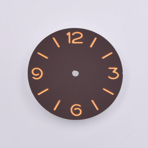 38.9mm Sandwich Sterile Coffee watch Dial - StrapMeister